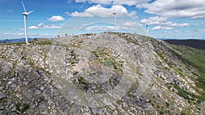 Aereal View from Serra da Freita, located in Portugal