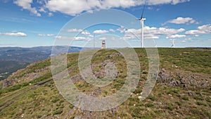 Aereal View from Serra da Freita, located in Portugal