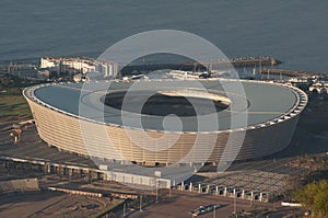 Aereial view of Green Point Stadium