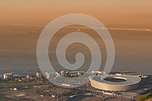 Aereial view of Green Point Stadium