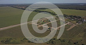 Aerial above agricultural field 4k 4096 x 2160 pixels