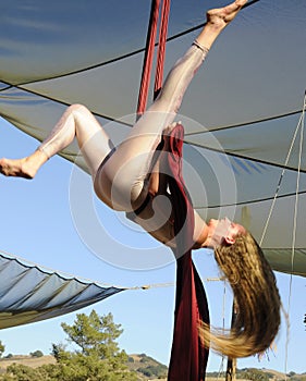 Aerial Acrobat Performance