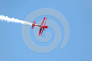 Aerial acrobatics stunt flying photo