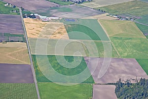 Aerial Agricultural Land