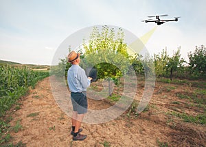 aerial agriculture drone inspection