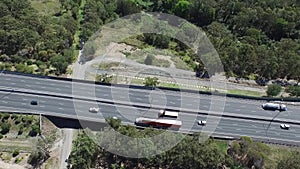 Aerial of Australian Freeway