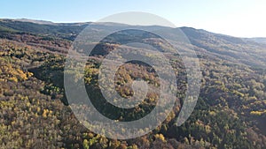 Aerial Autumn of Vitosha Mountain, Bulgaria