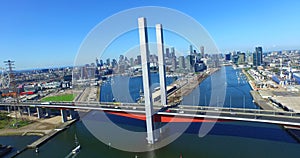 Aerial Bolte Bridge, Melbourne