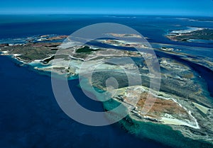 Aerial: Buccaneer Archipeligo of islands in the Kimberleys photo
