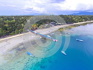 Aerial Bunaken Port