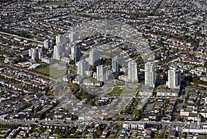 Aerial Burnaby, BC, Canada photo