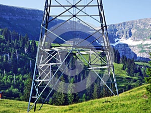 Aerial cableway Iltios-Chaserrugg or Luftseilbahn Iltios-ChÃ¤serrugg, Unterwasser