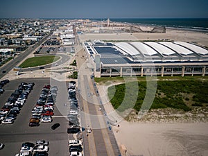 Aerial of Cape May New Jersey