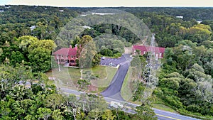 Aerial at Chatham, Cape Cod Showing the Chatham Marconi Maritime Center