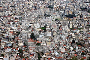 Aerial city view