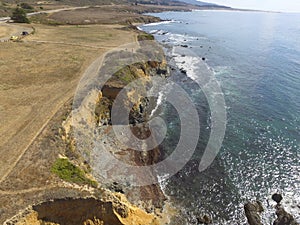 Aerial Coastal Images taken along a stretch of California& x27;s Pacific Coast Hwy.  From San Francisco to Big Sur.