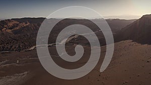 Aerial Coyote Rock, Kari View, Mars Valley, Likan-Antay View and Death Valley.