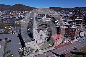 Aerial Cumberland Maryland Allegany County photo