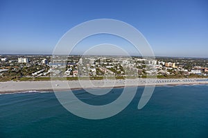 Aerial Delray Beach, Florida