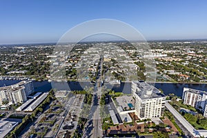 Aerial Delray Beach, Florida