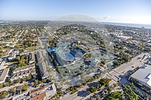 Aerial Delray Beach, Florida