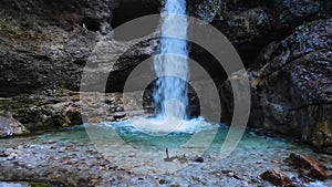 Aerial Drone - Fantastic Landscape on Paradise Falls