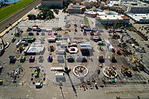 Aerial drone image Broward County Fair photo