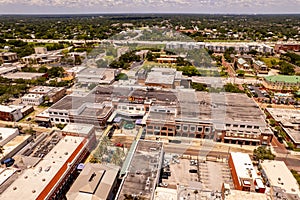 Aerial drone photo Centro Ybor Mall Tampa FL USA photo