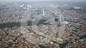 Jakarta, Indonesia, aerial photograph photo