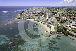 Aerial drone shot of Dorado Beach