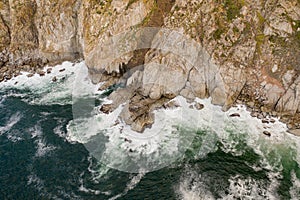 Aerial: The famous Chapman`s peak near Hout bay