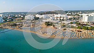 Aerial Fig tree bay, Protaras, Cyprus