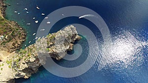 Aerial Flying, Sa Foradada, Mallorca, Beautiful Landscape, Spain, Balearic