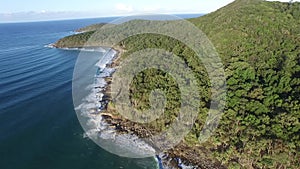 Aerial footage of Noosa National Park