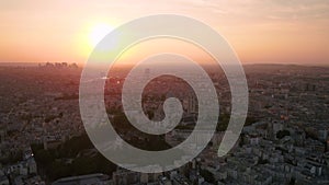 Aerial France Paris Sacre Coeur Basilica August 2018 Sunset 30mm 4K Inspire 2 Prores