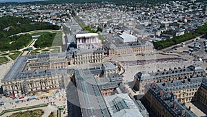 Aerial France Paris Versailles Gardens August 2018 Sunny Day 30mm 4K Inspire 2 Prores