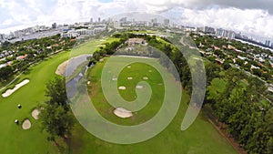 Aerial Golf Course 4k