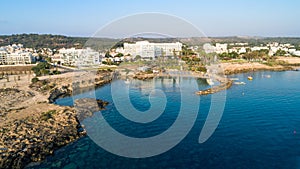 Aerial Green bay, Protaras, Cyprus