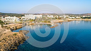 Aerial Green bay, Protaras, Cyprus