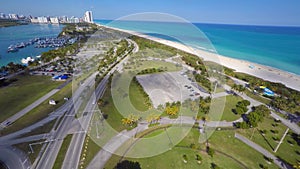 Aerial Haulover Park Miami 4k