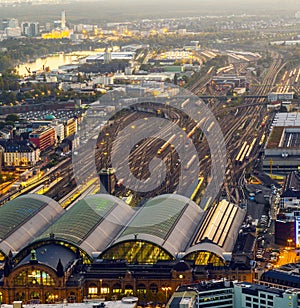 Aerial of the Hauptbahnhof