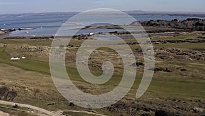 Aerial of Hayling Island Golf Course