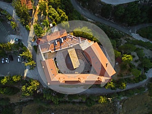 Aerial Holy Monastery of Panayia Amasgous, Monagri, Limassol