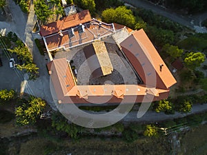 Aerial Holy Monastery of Panayia Amasgous, Monagri, Limassol