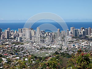 Aerial of Honolulu