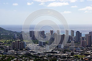 Aerial of Honolulu