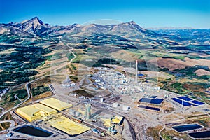 An aerial image of Alberta, Canada