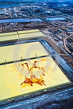 An aerial image of Alberta, Canada