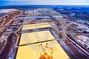 An aerial image of Alberta, Canada