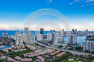 Aerial image Aventura Florida scenic landscape photo